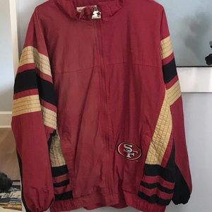 49ers vintage starter jacket